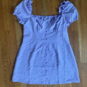 Purple gingham sundress from H&M